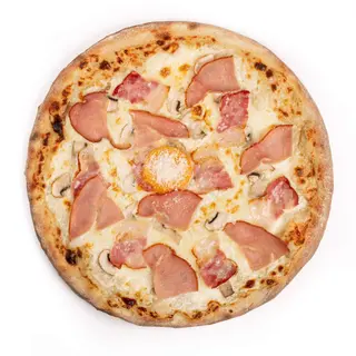 Pizza Jamón Y Champiñones (Mediana)