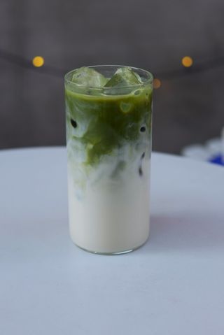 Бананове айс матча лате