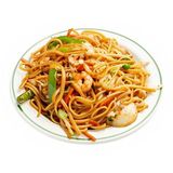 Fideos De Arroz Con Gambas