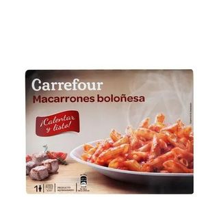 Carrefour Macarrones Boloñesa 325 Gr.