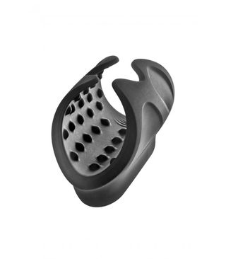 Masturbador Funda Abierto Con Estrías Silicona Y Recargable