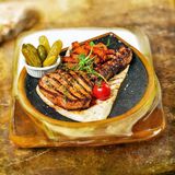 Свински кралски котлет с пържен батат 500 г