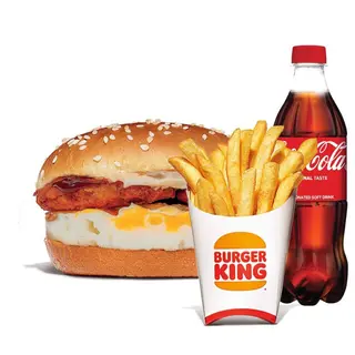 BBQ Egg Burger Medium-Meal