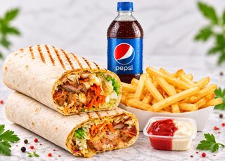 2 Menu kebab mare de  pui