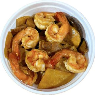 Gambes Amb Bambú I Bolets