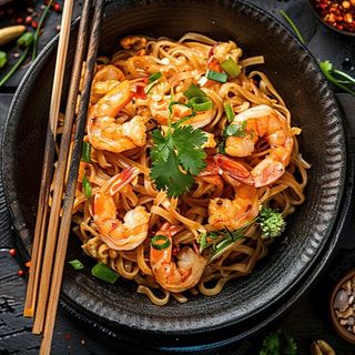 Pad Thai Kung z krewetkami