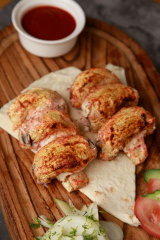 Шампиньоны на углях