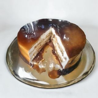 Tarta De Caramelo,Galleta y Nata