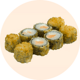Makis De Crunchy De Salmón (8 Pzs.)