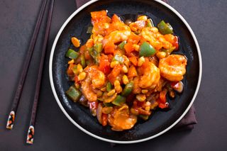102.Gambas Estilo Sichuan (Picante)