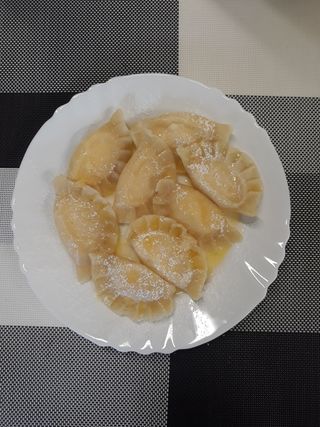 Pierogi na słodko z twarożkiem