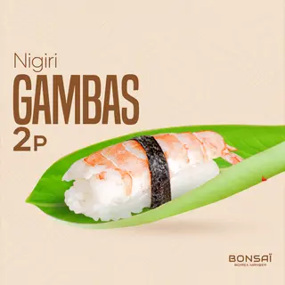 Nigiri Gambas - 2 Pièces