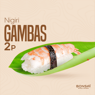 Nigiri Gambas - 2 Pièces