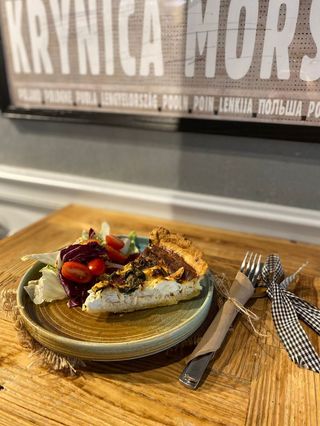 Tarta z kurczakiem i brokułem