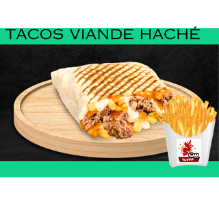 Tacos viand haché +Frit