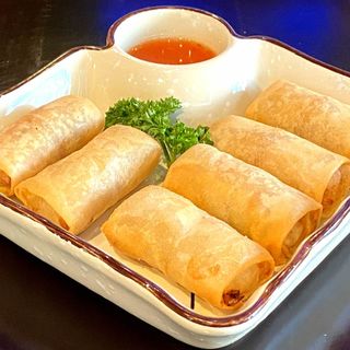 2.- Mini Rolls De Primavera Y Salsa Agridulce (6 Uds.)