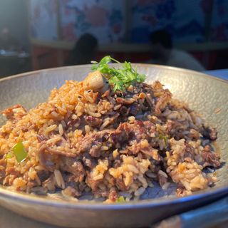 Riz Aux Bœuf Et Champignon