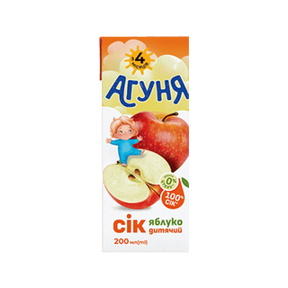 Сік Агуня Яблуко 0,2л