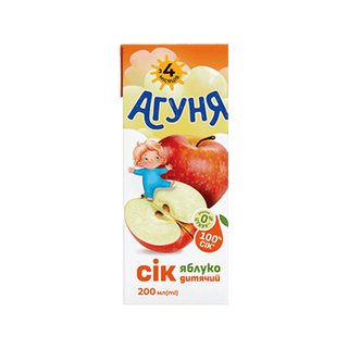 Сік Агуня Яблуко 0,2л