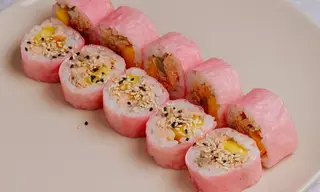 Hosomaczki kids pieczony łosoś mango