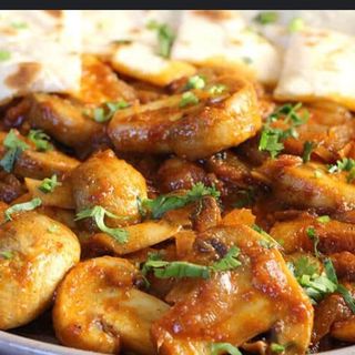 Mushroom bhajee
