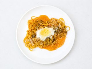 Паста з кімчі, страчателою та ікрою мойви, 320 г
