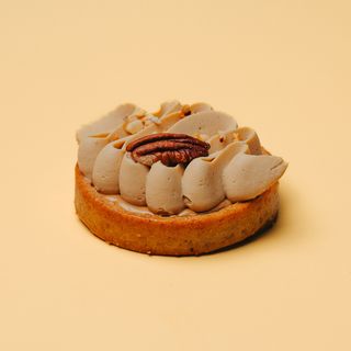 Mini tartă cu caramel