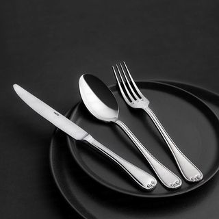 Set tacamuri 36 piese, colectia Monaco,  otel inoxidabil sablat