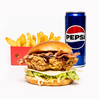 Menú Hamburguesa BBQ Crunch