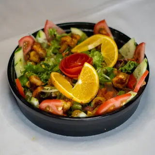 Ensalada con gambas