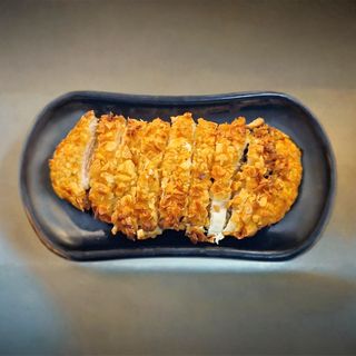 Frango frito com amêndoas