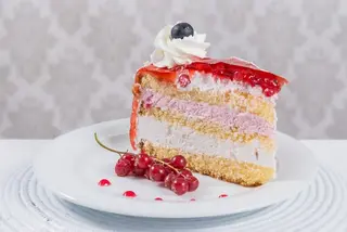 Tort Yogurta, felie