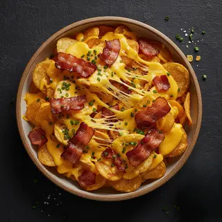 Chips bacon și cașcaval