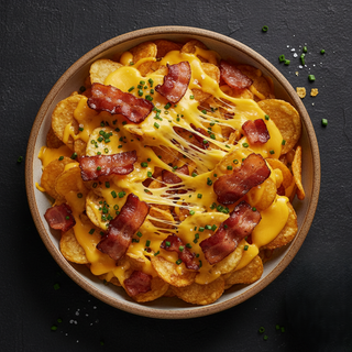 Chips bacon și cașcaval