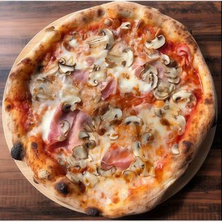 Pizza Prosciutto Y Champiñones (30 Cm.)