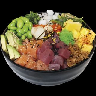 Poke Mixto Atún Y Salmón