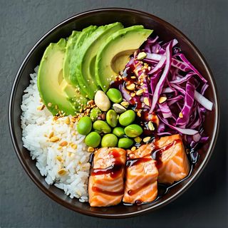 Pokè Salmon Flambè