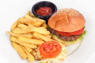 Kiddie Beef Burger & Fries