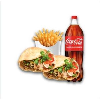 2 Pita + Patata + 2 Latas