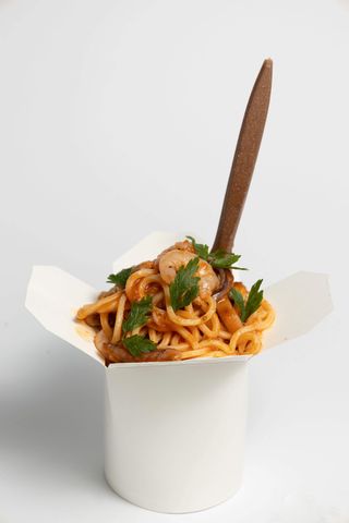 Makaron Rigatoni z Sosem Frutti di Mare