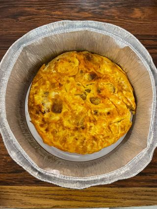 Tortilla de Patata, Chorizo y Queso