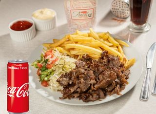 Meniu Shaorma la farfurie de vita