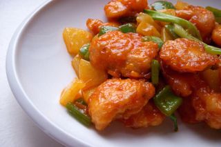 045. Пиле с ананас (600гр)