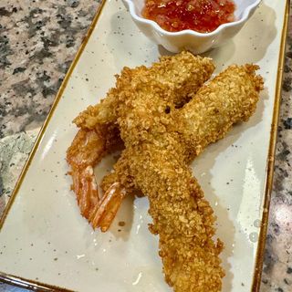 Langostinos en tempura (Shrimp tempura)