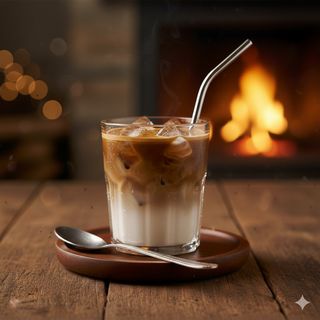 Caffe latte con ghiaccio