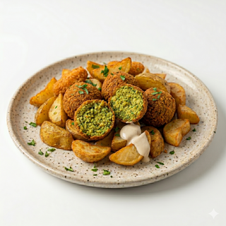Plat de falafel