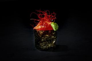 Gunkan spicy tuna bignè di riso - 1 pezzo