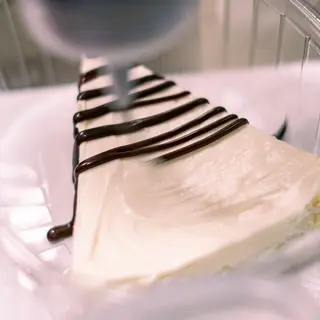 Tarta de queso con chocolate