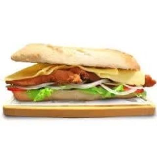 Bocadillo peituga de polo a prancha completa