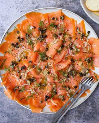 Smoked Salmon Carpaccio